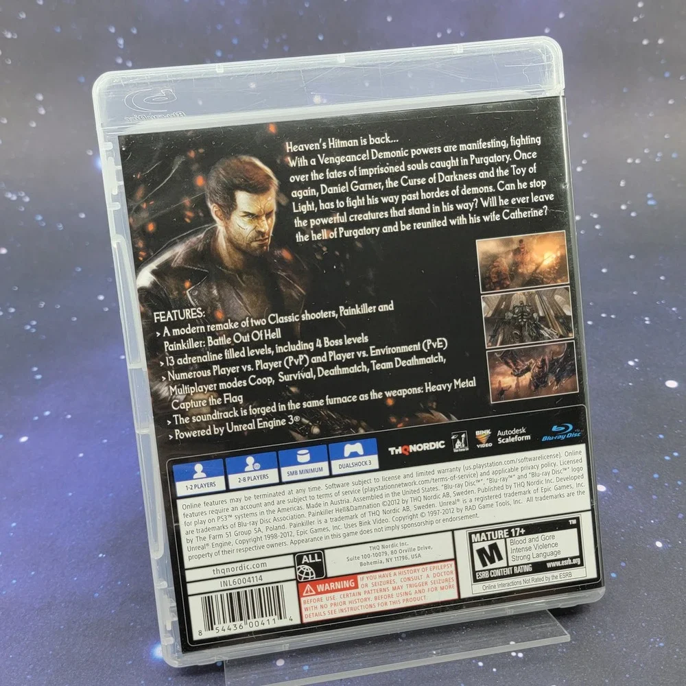Painkiller Hell & Damnation Uncut Sony PlayStation 3 PS3 THQ Nordic Video Game A